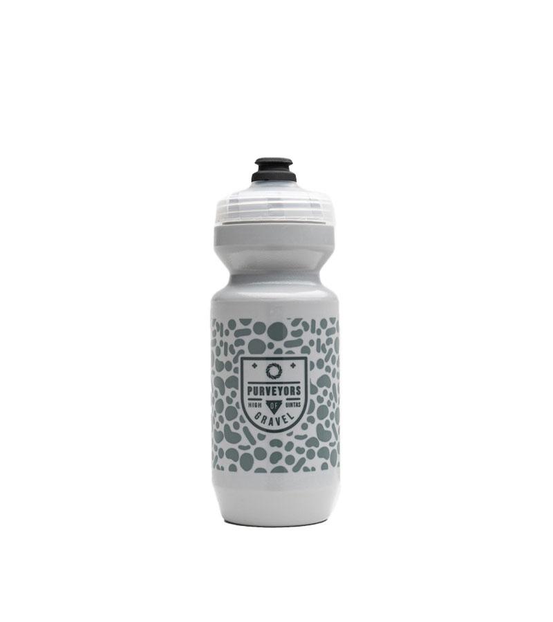 Lululemon Purist Cycling Water Bottle (Black/Purist Wordmark White)